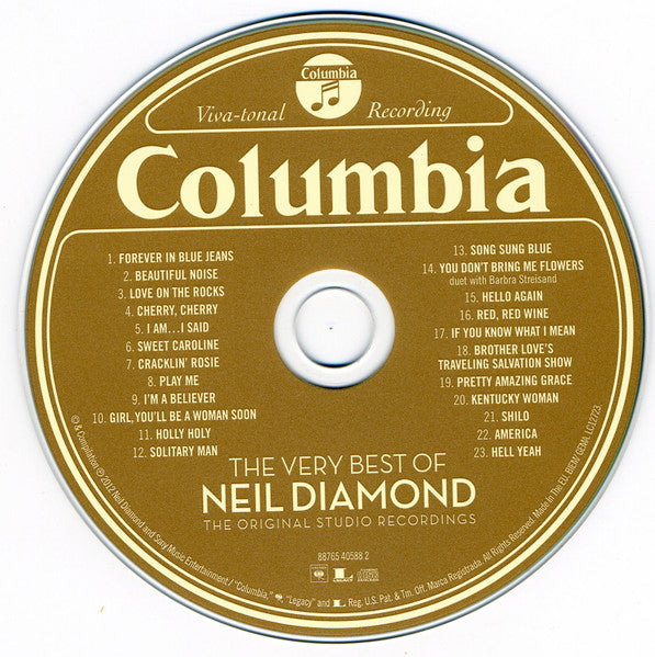 Neil Diamond - The Very Best Of (The Original Studio Recordings)- CD ALBUM