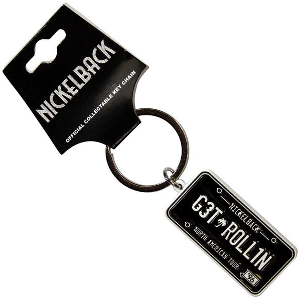 Nickelback Keychain: License Plate NKBKEY04