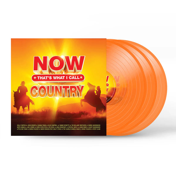 Now That's What I Call Country - 3 x ORANGE COLOURED VINYL LP SET - NEW