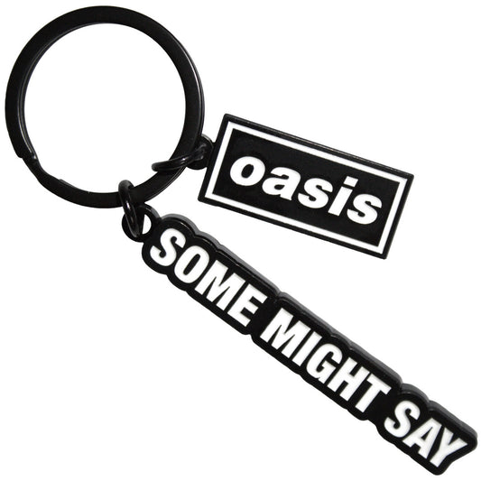 Oasis Keychain: Some Might Say Decca Logo Charm