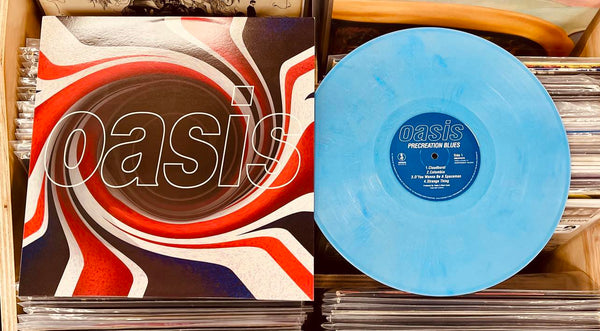 Oasis –  Precreation Blues - BLUE COLOURED VINYL LP (used)