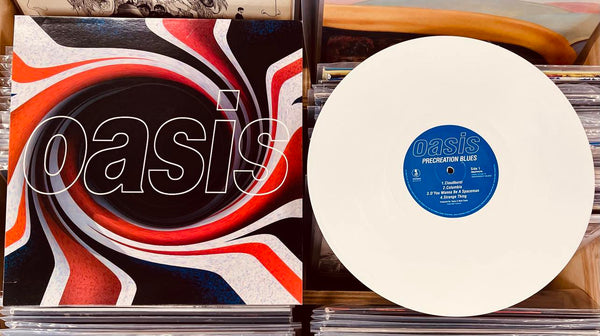 Oasis –  Precreation Blues - WHITE COLOURED VINYL LP (used)