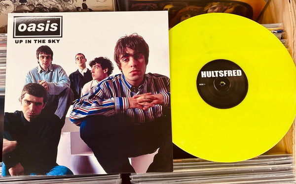 Oasis –  Up In The Sky - YELLOW COLOURED VINYL LP (used)