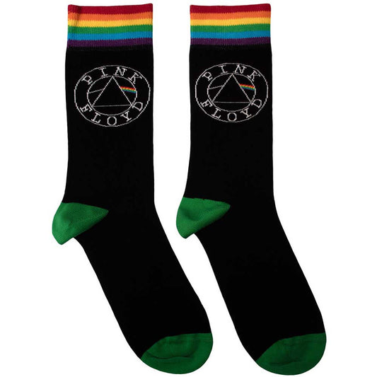 PINK FLOYD ANKLE SOCKS: CIRCLE LOGO
