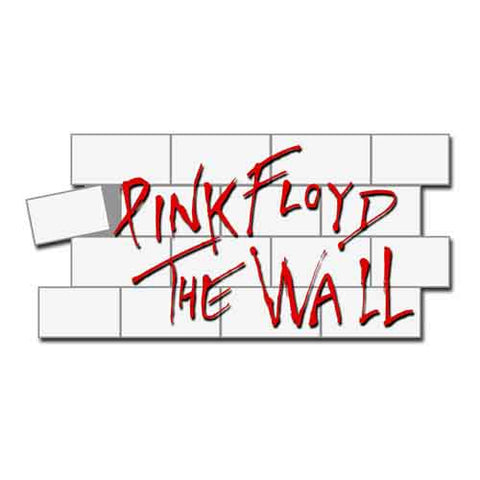 PINK FLOYD PIN BADGE: THE WALL LOGO PINKPIN01