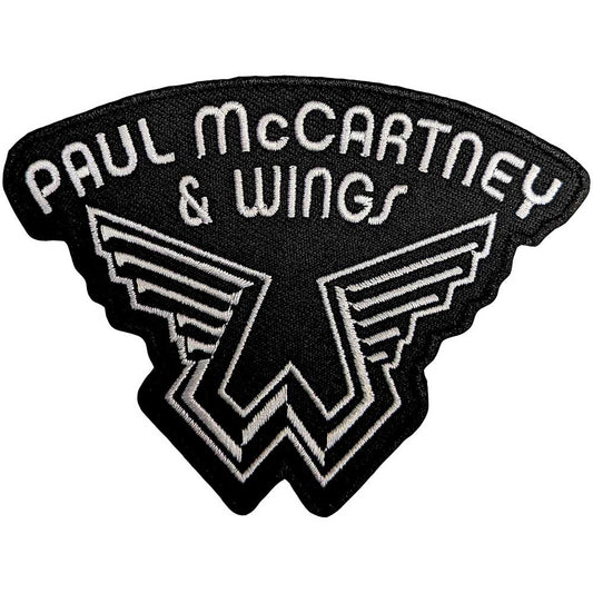 Paul McCartney Woven Patch: Wings Logo (Standard) PMCPAT01