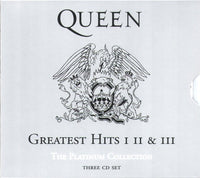 Queen – Greatest Hits I II & III (The Platinum Collection) - 3 x CD ALBUM SET in SLIPCASE (used)