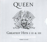 Queen – Greatest Hits I II & III (The Platinum Collection) - 3 x CD ALBUM SET in SLIPCASE (used)