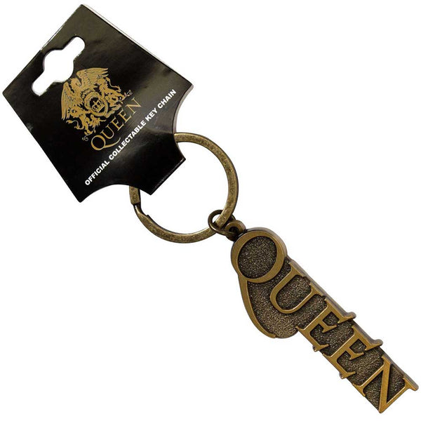 Queen Keychain: Gold Logo QUKEY06