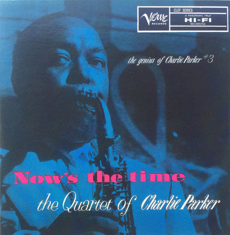 Charlie Parker - Now's The Time (1957) - CD (card cover)