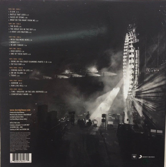 David Gilmour ‎– Live At Pompeii - 4 x VINYL LP BOX SET (NEW)