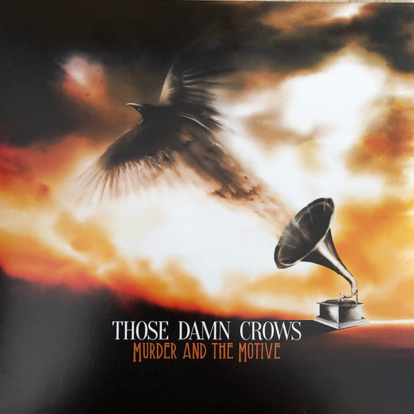 Those Damn Crows – Murder And The Motive - ORANGE COLOURED VINYL LP with SIGNED INSERT (used)