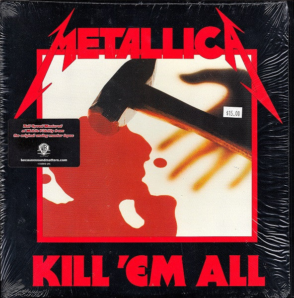 Metallica – Kill 'Em All - 180 GRAM VINYL LP (used) HALF SPEED MASTER