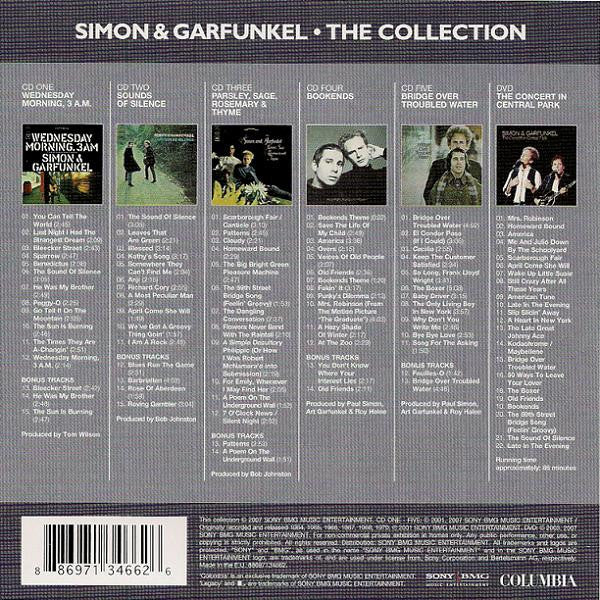 Simon and Garfunkel – The Collection - 5 x CD + DVD SET