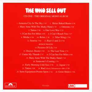 The Who - Sell Out - 5 x CD 2 x 7" VINYL SINGLE - Super Deluxe Box set