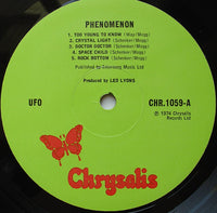 UFO – Phenomenon - ORIGINAL 1974 ISSUE VINYL LP WITH MISPRINT