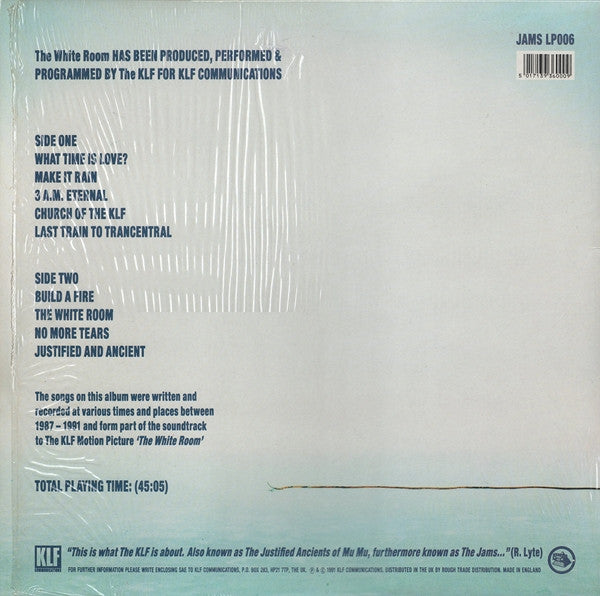The KLF – The White Room - VINYL LP (Original issue)