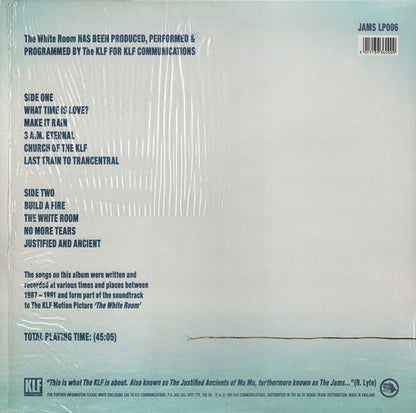 The KLF – The White Room - VINYL LP (Original issue)