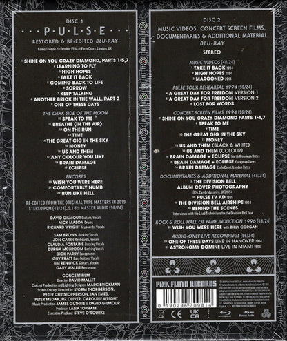 Pink Floyd – Pulse - Deluxe Edition 2 x BLU-RAY (pre-owned FACTORY SEALED)