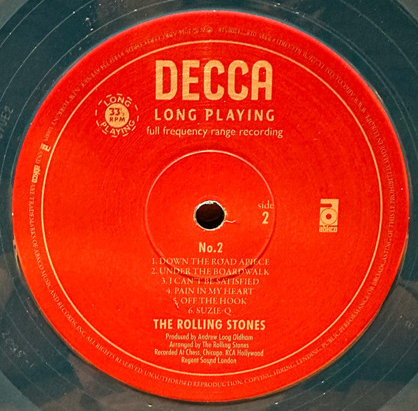 The Rolling Stones – No. 2 - STEEL BLUE COLOURED VINYL LP (Mono Edition)