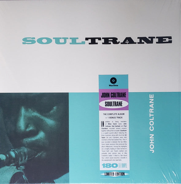 John Coltrane – Soultrane - 180 GRAM VINYL LP - NEW