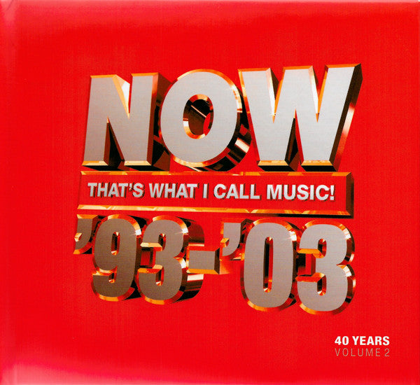 Now That's What I Call Music '93-'03: 40 Years Volume 2 1993-2003 3 x CD Box set