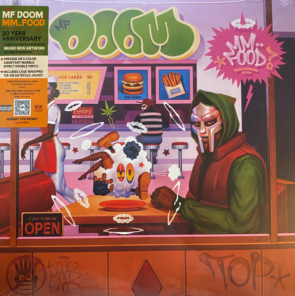 MF DOOM – MM..Food - 20th Anniversary Sweetart Marble Coloured - 2 x VINYL LP ALBUM