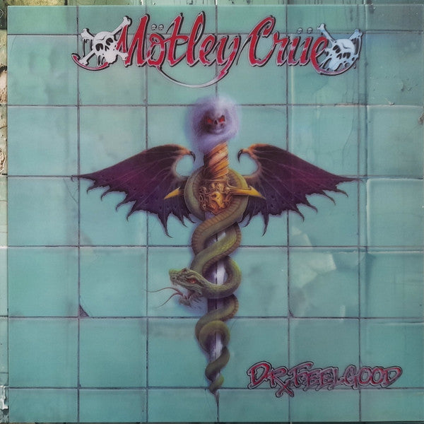 Mötley Crüe – Dr. Feelgood - RED & WHITE SPLATTER COLOURED VINYL LP - NEW