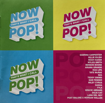 Now That's What I Call Pop! 2 x CD Set
