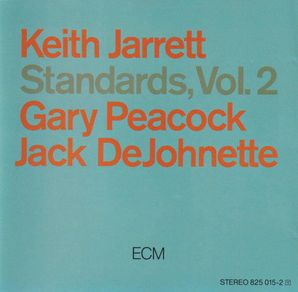 Keith Jarrett, Gary Peacock, Jack DeJohnette – Standards, Vol. 2 - CD ALBUM (used)