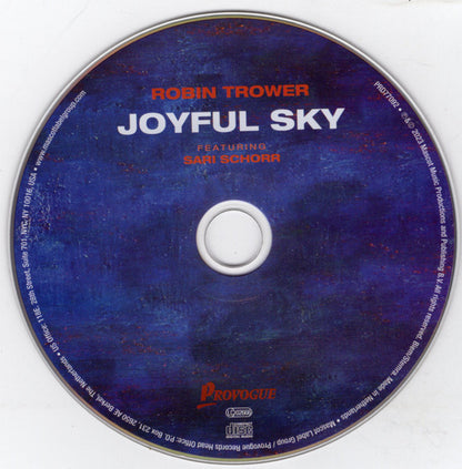 Robin Trower ‎Featuring Sari Schorr – Joyful Sky - CD ALBUM in DIGIPAK