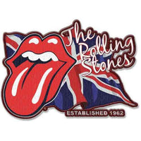 The Rolling Stones Woven Patch: Lick the Flag (Standard) RSPAT06