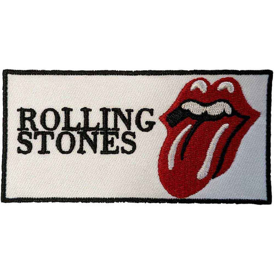 The Rolling Stones Woven Patch: Text Logo