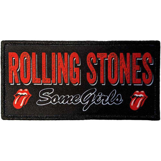 The Rolling Stones Printed Patch: Some Girls Logo