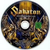 Sabaton – Swedish Empire Live - 2 x BLU-RAY SET in SLIPCASE & FOLDOUT DIGIPAK (used)