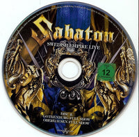 Sabaton – Swedish Empire Live - 2 x BLU-RAY SET in SLIPCASE & FOLDOUT DIGIPAK (used)