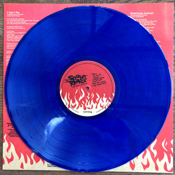 Scarlet Rebels – See Through Blue - MARBLED BLUE COLOURED VINYL LP (used)