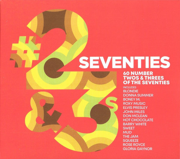 Seventies (60 Number Twos & Threes Of The Seventies) - 3 x CD ALBUM SET - NEW