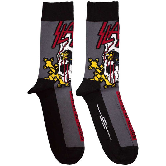 Slayer Unisex Ankle Socks: South Of Heaven Colour (Charcoal Grey)