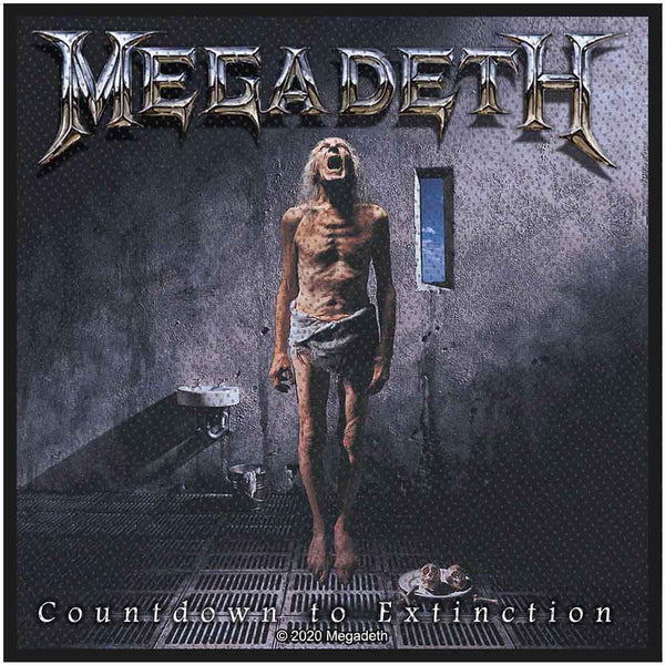 Megadeth Woven Patch: Countdown To Extinction (Standard) SP3162