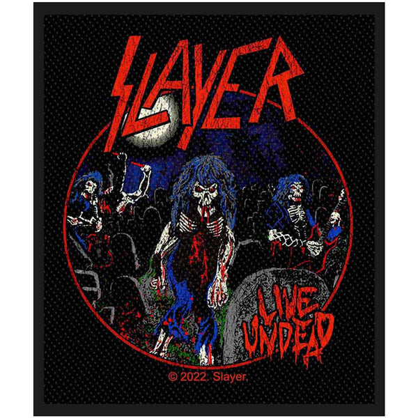 Slayer Woven Patch: Live Undead SP3247