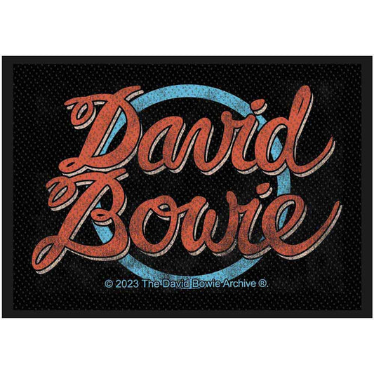 David Bowie Woven Patch: Logo