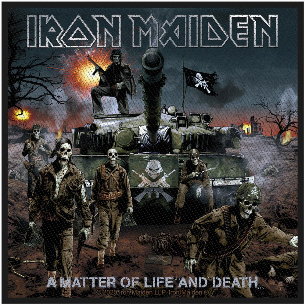 IRON MAIDEN PATCH: MATTER OF LIFE AND DEATH 2020