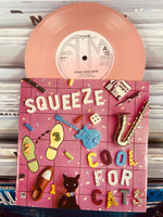 Squeeze – Cool For Cats- ORIGINAL PINK COLOURED VINYL 7" in PICTURE COVER  (used)