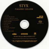 Styx – Paradise Theater - CD ALBUM (used) SACD issue