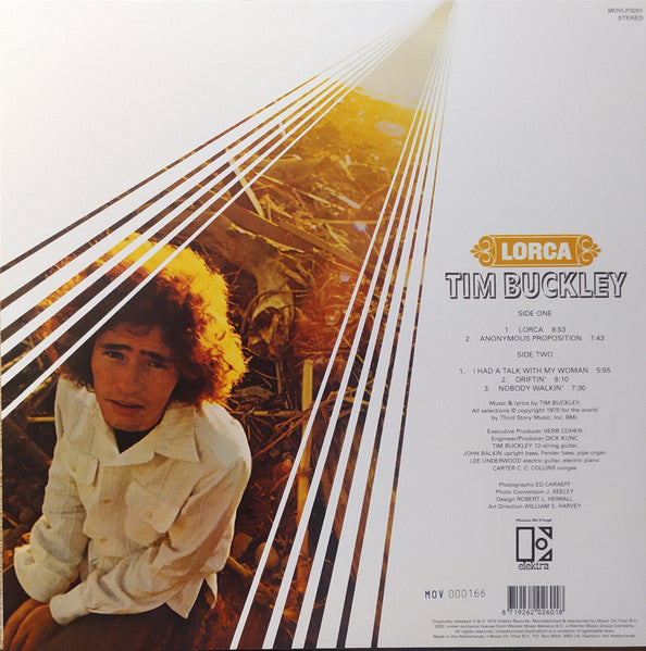 Tim Buckley – Lorca -  SILVER COLOURED VINYL 180 GRAM LP