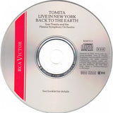 Tomita – Live In New York - Back To The Earth - CD ALBUM (used)