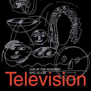 Television - Live At The Academy NYC 12.4.92  - 2 x COLOURED VINYL LP SET (RSD24)