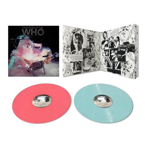 The Who - Story Of The Who - 2 x PINK & GREEN COLOURED VINYL LP SET (RSD24)
