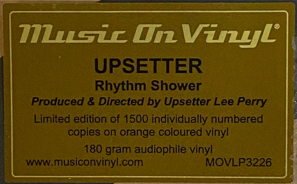 Upsetter - Rhythm Shower - ORANGE COLOURED VINYL 180 GRAM LP